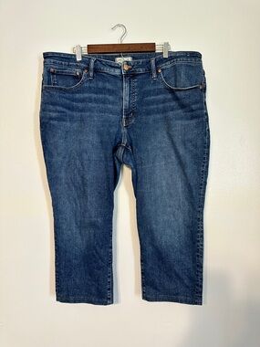 Madewell Midrise Perfect Vintage Jeans Cropped size 20W